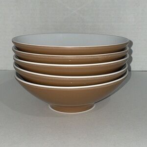 Melmac by Maplex 5 Bowls Vintage Toronto Canada Melamine